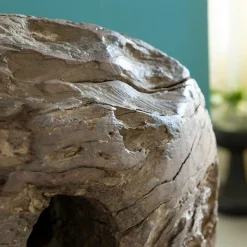 Sculpture en bois et métal Fannie