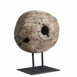 Sculpture en bois et métal Fannie