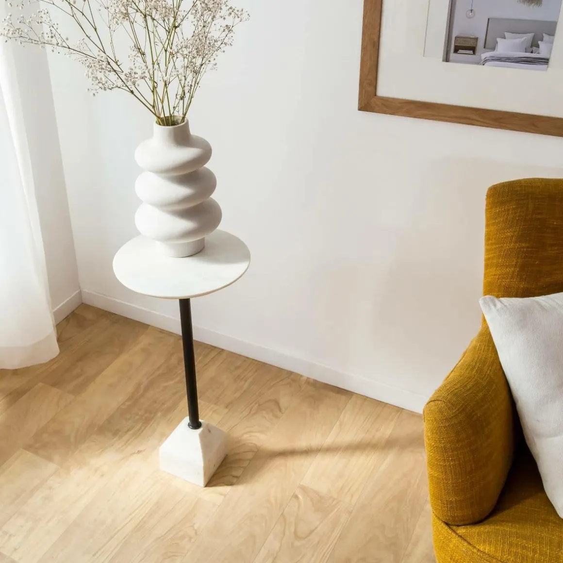 Sellette en marbre Cassiopée