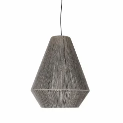 Suspension corde en papier gris Antonin