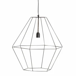 Suspension graphique en métal noir Jim