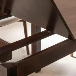 Table à manger avec allonges en bois de manguier Syanna