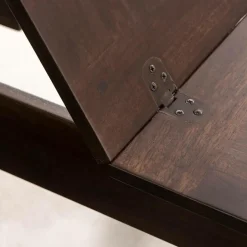 Table à manger avec allonges en bois de manguier Syanna