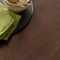 Table à manger avec allonges en bois de manguier Syanna