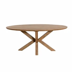 Table à manger ovale en bois de manguier Maloé