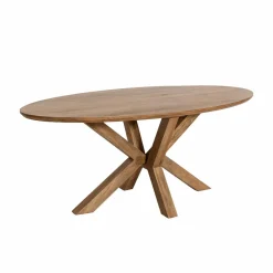 Table à manger ovale en bois de manguier Maloé