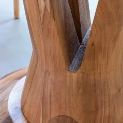 Table à manger ovale en bois d'acacia 175 cm Sauge