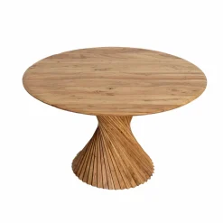 Table à manger ronde en bois d'acacia Orane