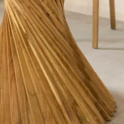 Table à manger ronde en bois d'acacia Orane