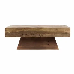 Table basse carrée en bois recyclé Blaise