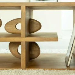 Table basse design en bois de manguier Alwen