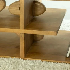 Table basse design en bois de manguier Alwen