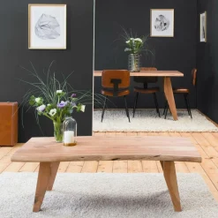 Table basse en bois d'acacia Tree
