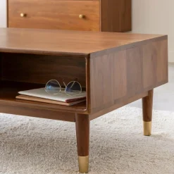 Table basse en bois d'acacia Emiel