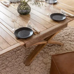 Table basse en bois de manguier à allonges Luce