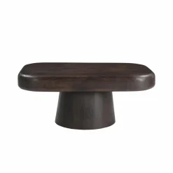 Table basse en bois de manguier foncé Liriel