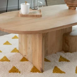 Table basse en bois de manguier Edouard