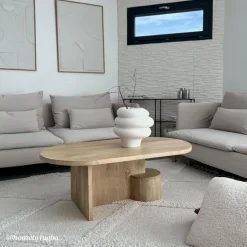 Table basse en bois de manguier Edouard