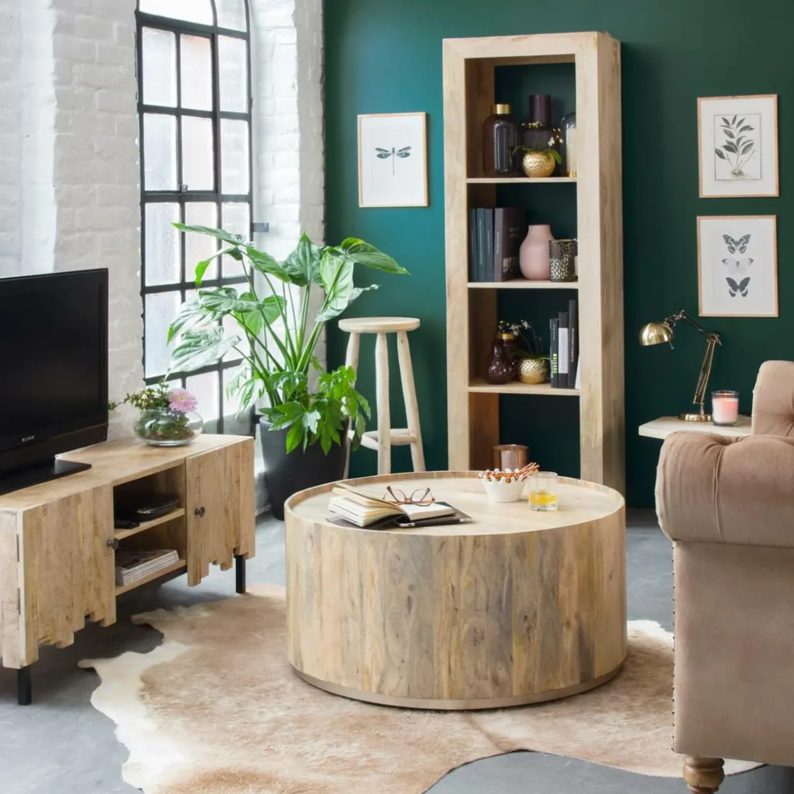 Table basse en bois de manguier Camille