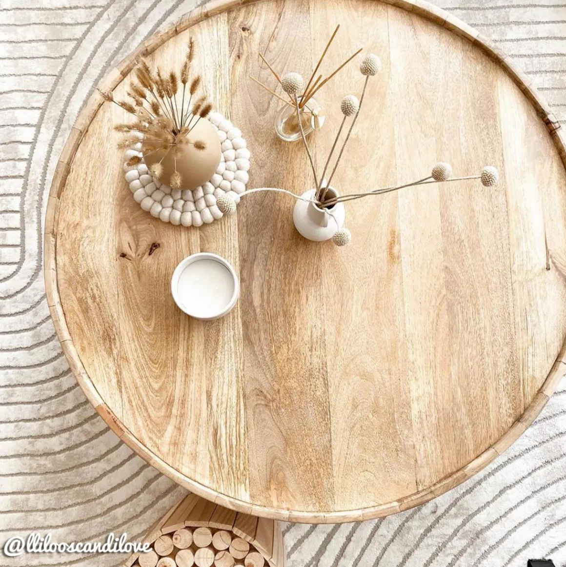 Table basse en bois de manguier Camille