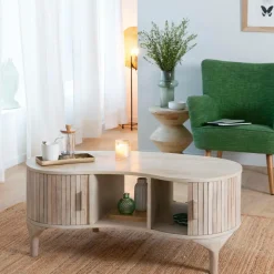 Table basse en bois de manguier Macha