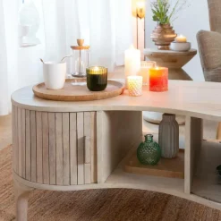 Table basse en bois de manguier Macha