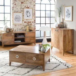 Table basse en bois de manguier Eloi