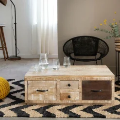 Table basse en bois de manguier Pio