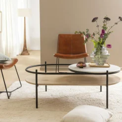 Table basse en bois de manguier Florentin