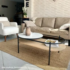 Table basse en bois de manguier Florentin