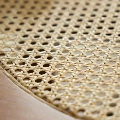 Table basse en bois de manguier et cannage Zuria