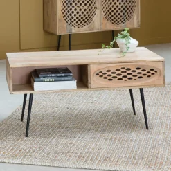 Table basse en bois de manguier Golf