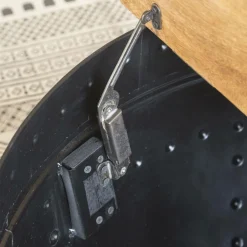 Table basse en bois de manguier et métal Bertine