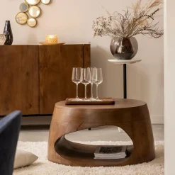 Table basse en bois de manguier Azure