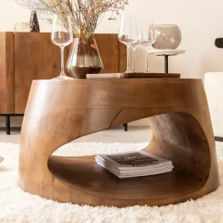 Table basse en bois de manguier Azure