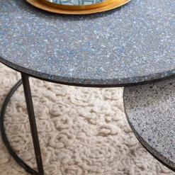 Table basse gigogne effet terrazzo Armand