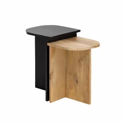 Table basse gigogne en bois de manguier Faro