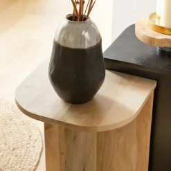 Table basse gigogne en bois de manguier Faro