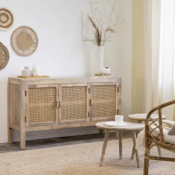 Table basse gigogne en bois de manguier Nala