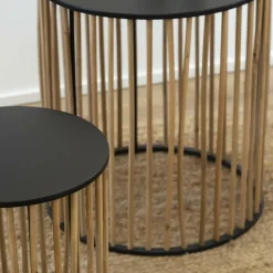 Table basse gigogne en bois de sapin Nicole