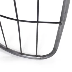 Table basse gigogne industrielle en métal gris Chiara