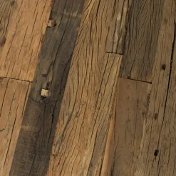 Table basse gigogne ronde en bois recyclé Milla