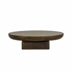 Table basse ovale en bois de manguier Morana