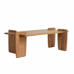 Table basse rectangle en bois d'acacia Zola