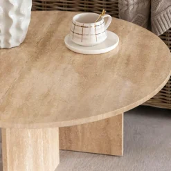 Table basse ronde en marbre Grâce