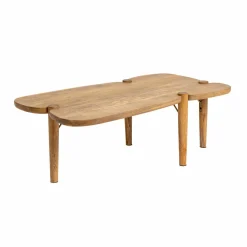 Table basse vague en bois de manguier Zola