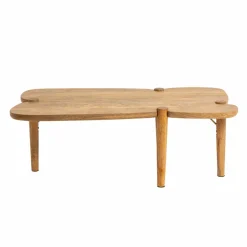 Table basse vague en bois de manguier Zola