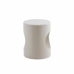 Table de chevet en bois blanc peint Amelie