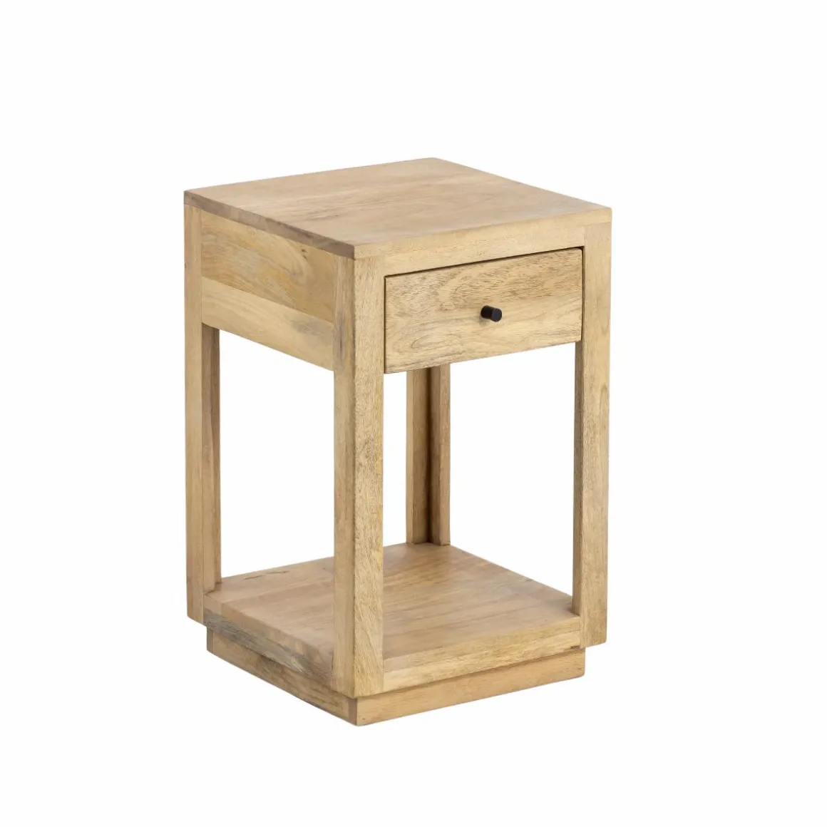 Table de chevet en bois de manguier Amara