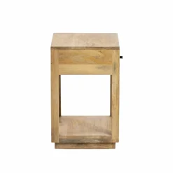 Table de chevet en bois de manguier Amara